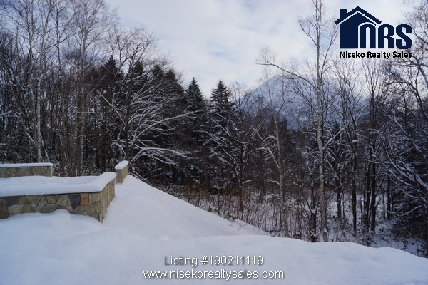 Mt Yotei view from turnaround within Lower Niseko Hirafu Escarpment Development,
