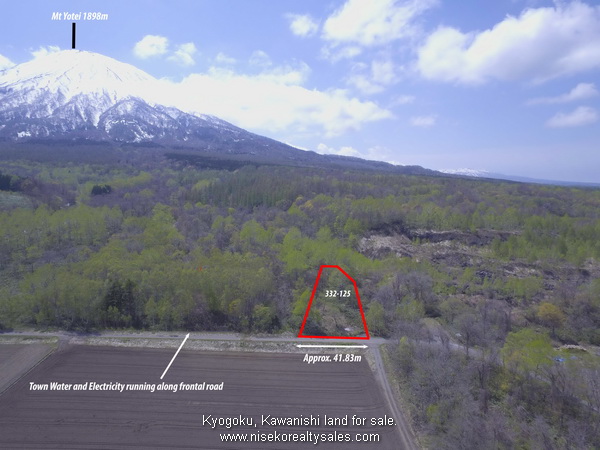 332-125_KawanishiBlock with Mt Yotei in the background.