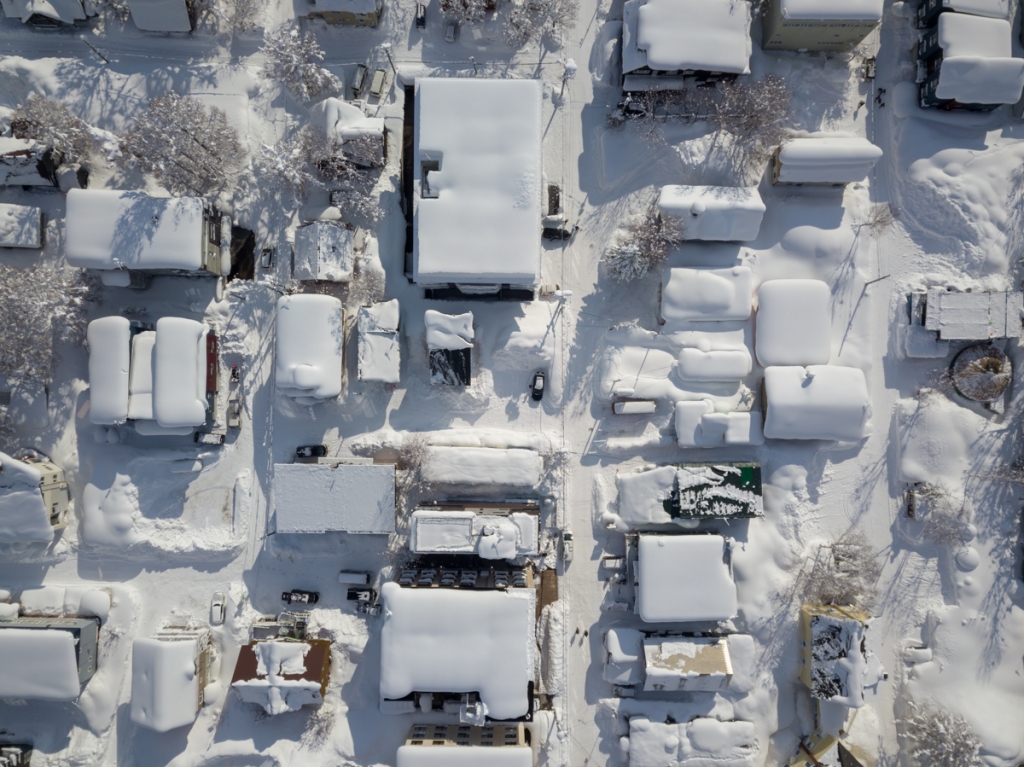 Powder Cottage Aerial View