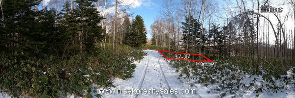 Looking at Aza Izumikawa37-27 from along internal sub-division road looking in easterly direction.